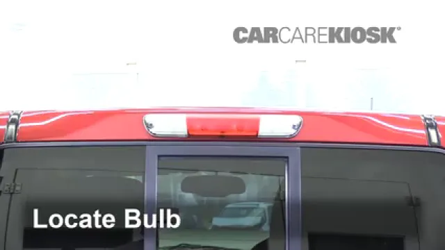 2011 Chevrolet Colorado LT 3.7L 5 Cyl. Crew Cab Pickup Éclairage Feu de freinage central (remplacer l'ampoule)